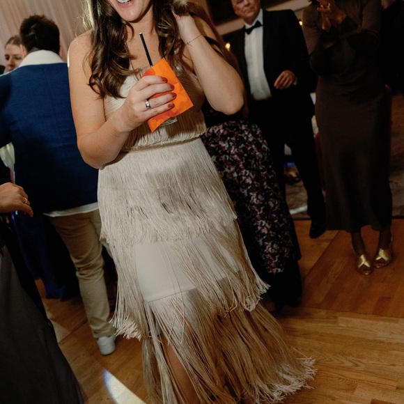 SIMKHAI BALDWIN DRESS (WORN ONCE) 10 - Picture 4 of 7